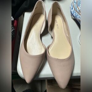 Nine West Women's Pink Pointed Flats
